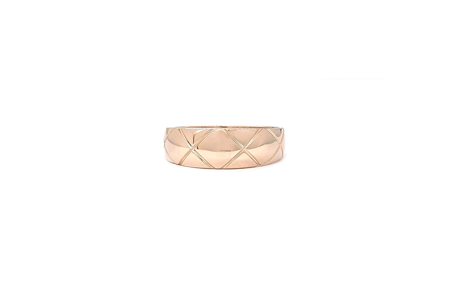 Elegant jewel box Women’s small Dome Capitoné ring in solid Gold 9k, 14k, & 18k, Capitone gold band, Statement gold ring with texture, Unique gift,