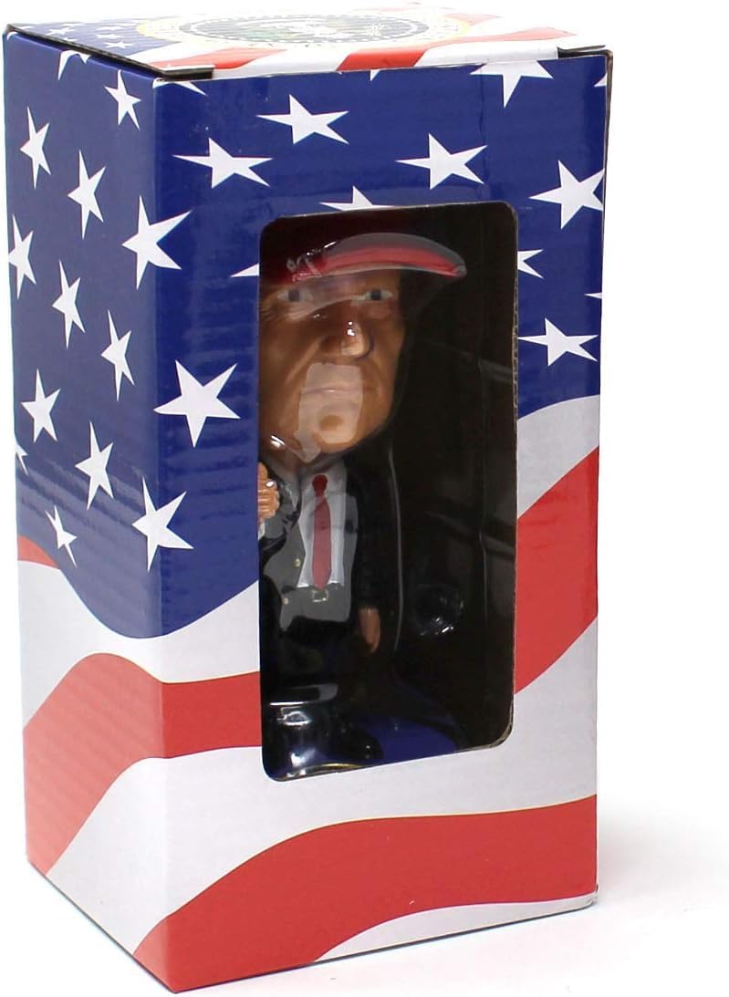 DC Souvenirs Trump Presidencial Bobblehead con sombrero rojo MAGA, el 45 presidente Trump vistiendo hace que Estados Unidos vuelva a ser grande de