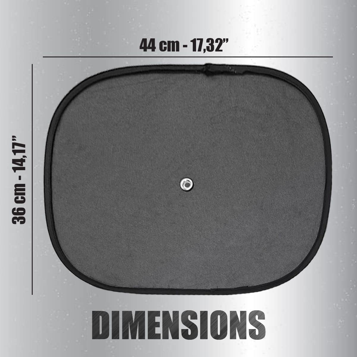 Parasol para ventana de automóvil para bebé, paquete de 4 parasoles automotrices para ventanas laterales, bloqueador y protector UV, fácil