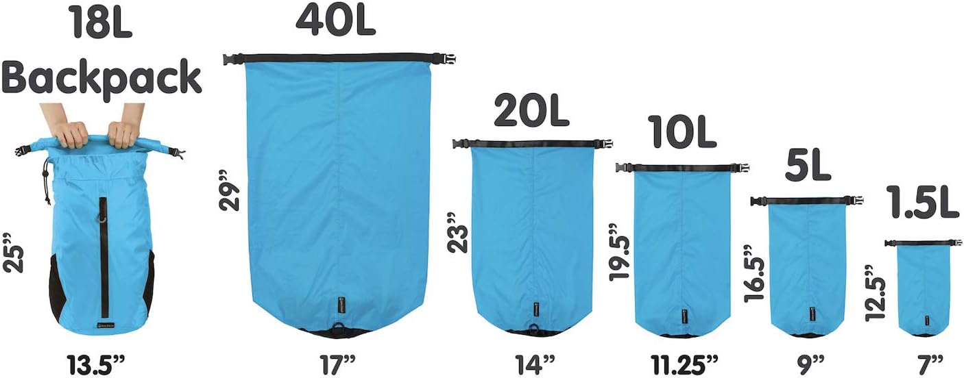 Skog Å Kust LiteSåk 2.0 Bolsas y mochilas secas ultraligeras impermeables