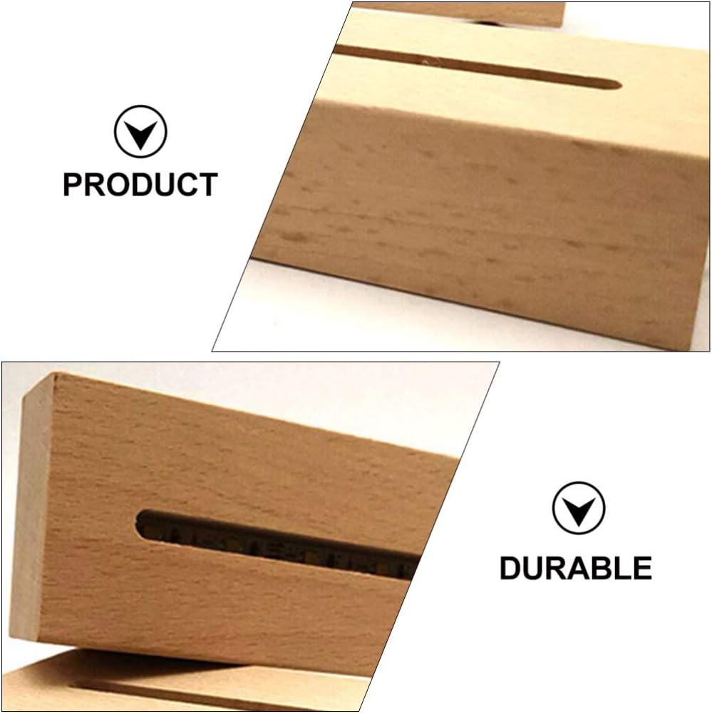 VOSAREA Base de luz LED base de luz base rectangular de madera LED base de exhibición de luz LED base de cristal acrílico lámpara de luz LED base