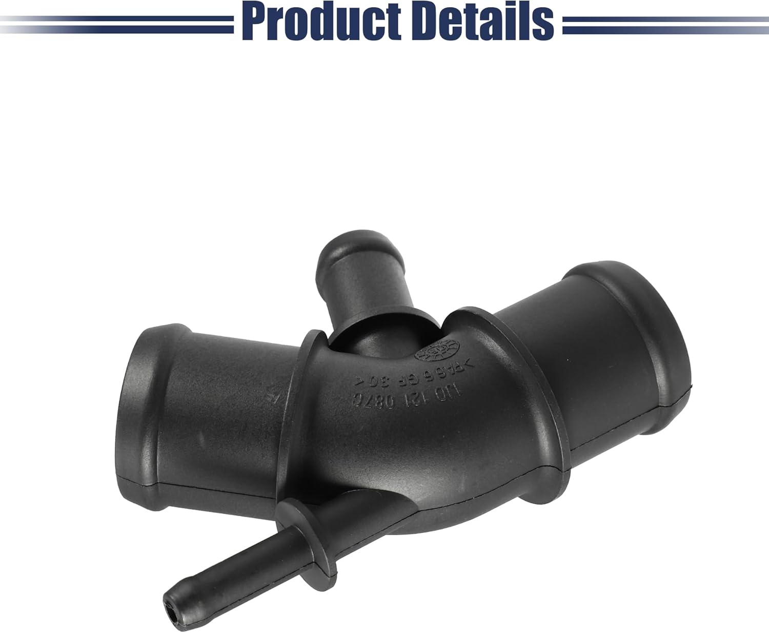ACROPIX Conector de manguera de refrigerante para Audi TT 1.8L AT Quattro Base Convertible – Paquete de 1 Negro