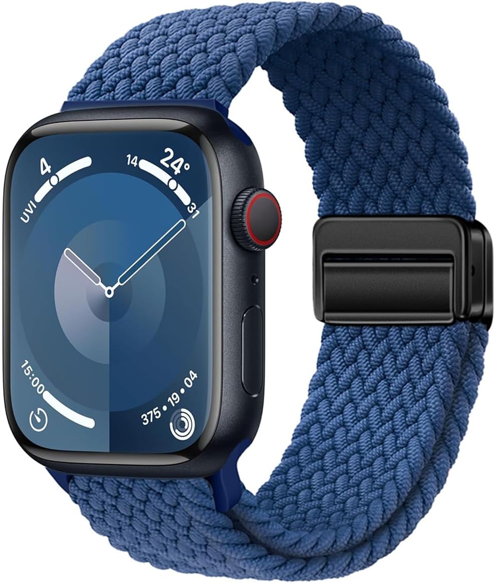 MroTech Compatible con Apple Watch Band Series 8, 7, 6, 5, 4, 3, 2, 1, SE SE2 de 1.61, 1.57, 1.496 pulgadas, 1.496 pulgadas, para mujeres y hombres,