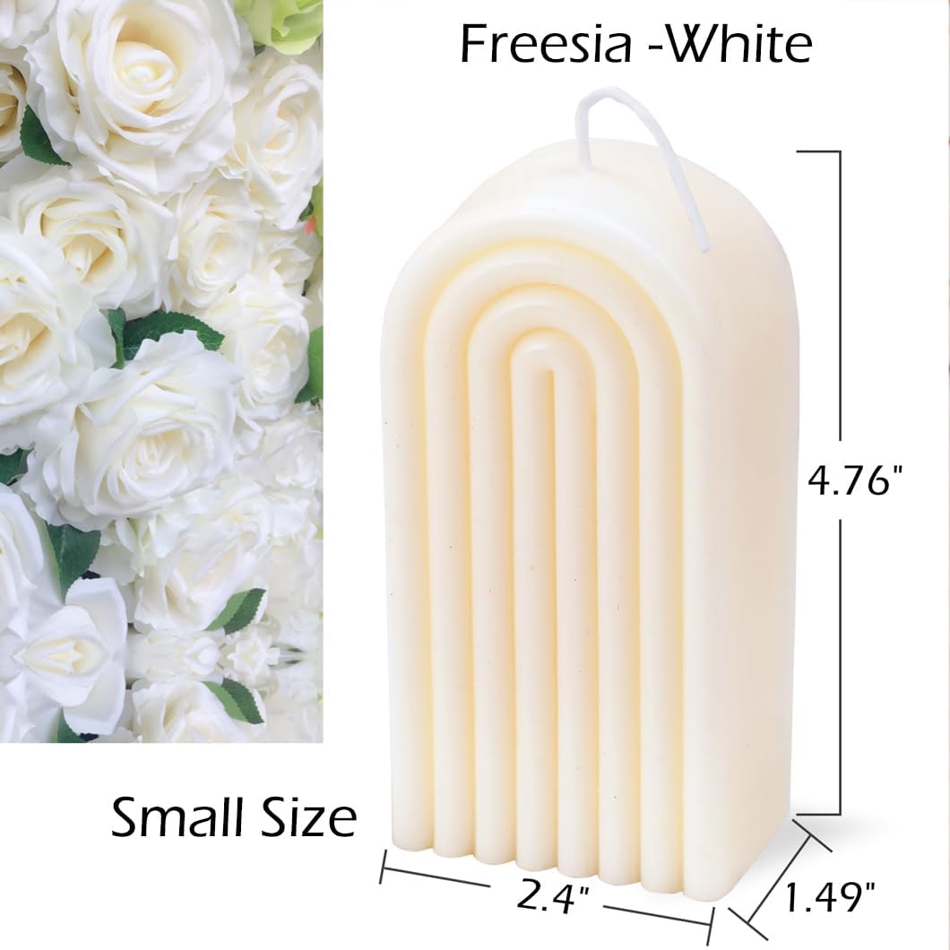 Velas con forma de arco, lindas velas estéticas, velas bohemias perfumadas con forma de arco iris, decoración bohemia para dormitorio, baño,