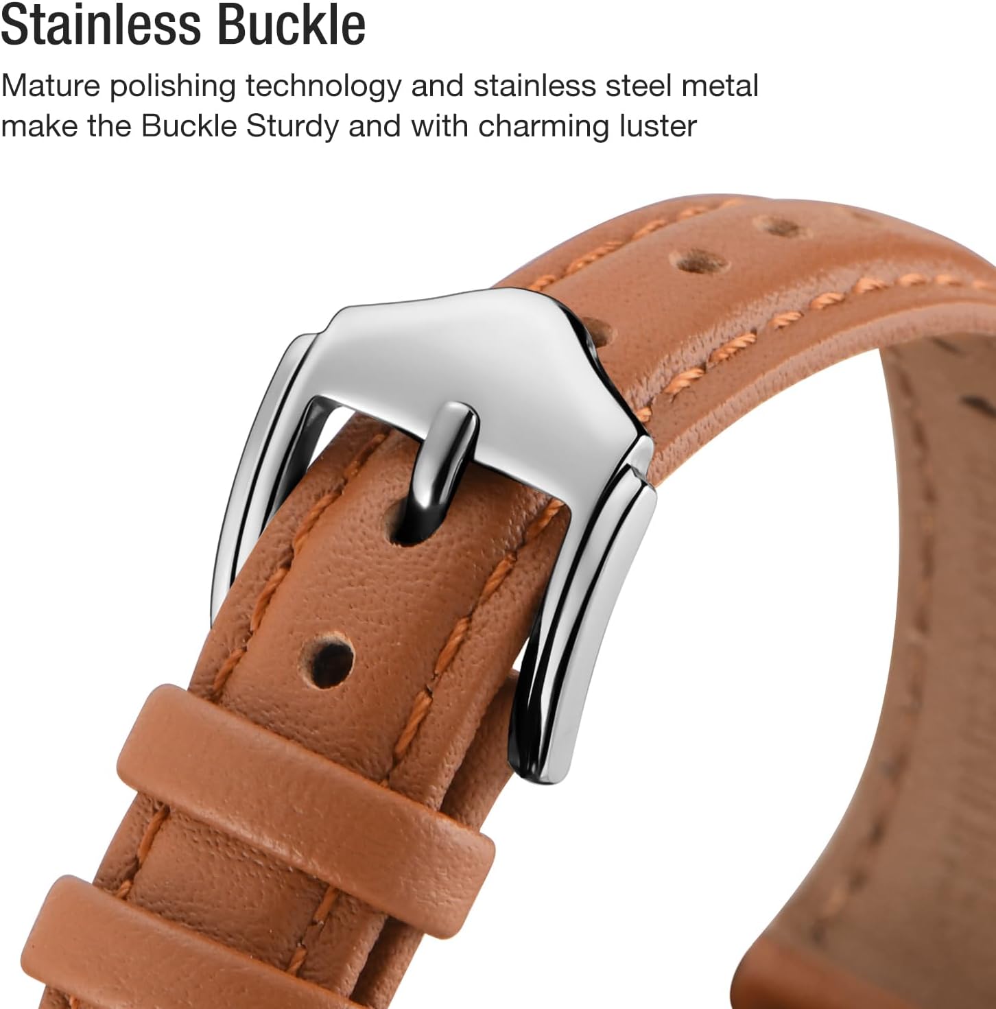 WFEAGL – Correa de cuero flor para reloj, delgada y fina, compatible con Apple Watch Band de 38mm, 40mm, 41mm, 42mm, 44mm, 45mm, 49mm, repuesto para