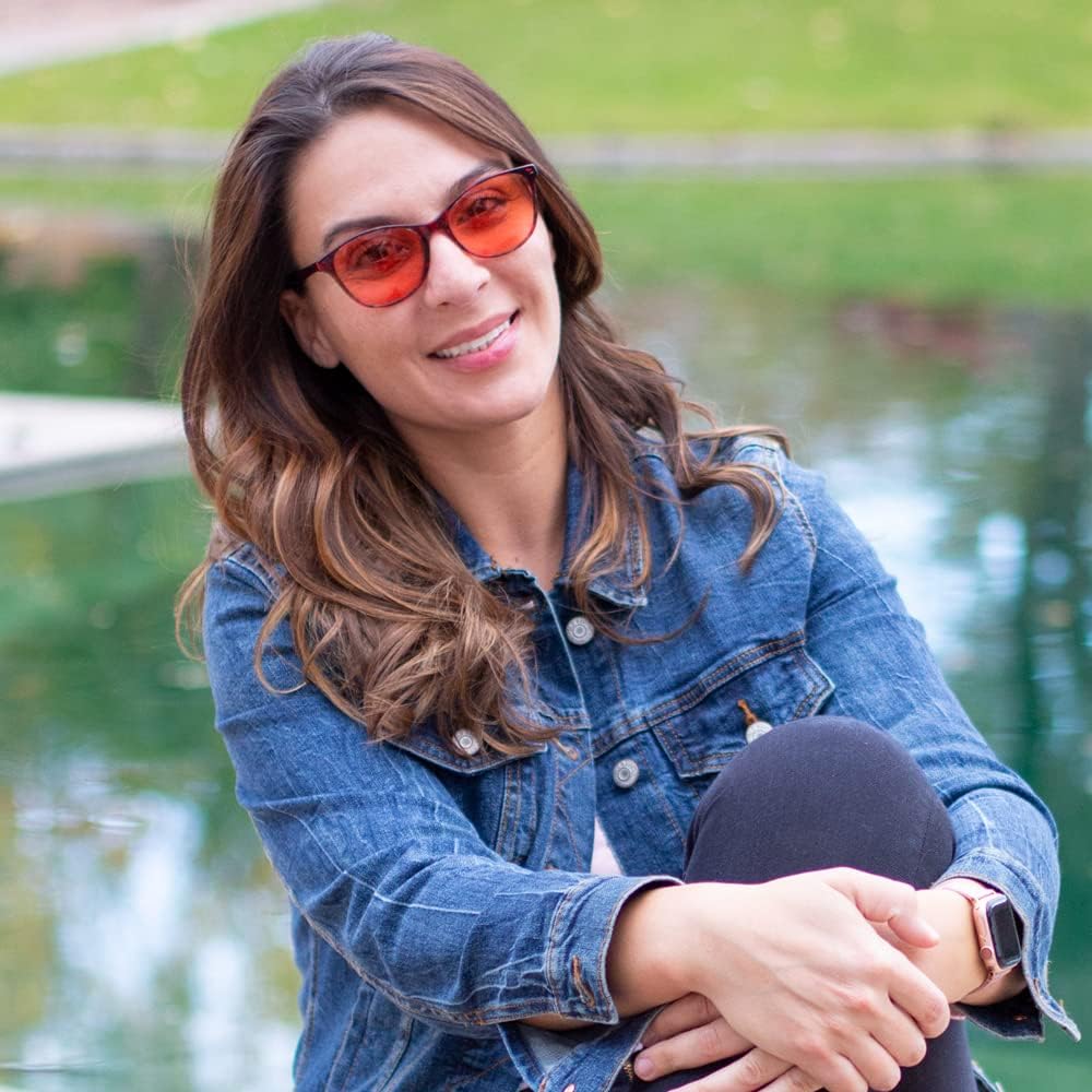 TheraSpecs Audrey Glasses for Migraine, Light Sensitivity, and Blue Light
