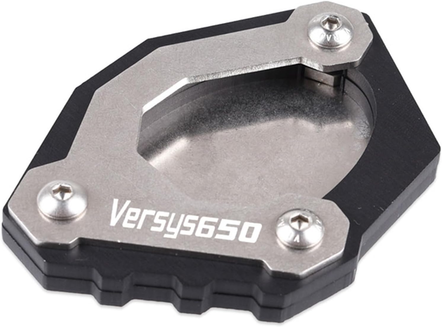 CNC aluminio Motorcycle Kickstand Support Pad Support Shell Enlarger Pad Support for Kawasaki Versys 650 2015-2021 (Color  Versys650)