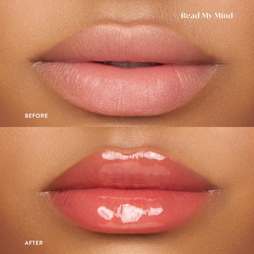 Poppi Cosmetics Dreamy Gleamy – Aceite labial tintado, hidratante, brillante, libre de crueldad, vegano, hidratante, brillo labial tintado no