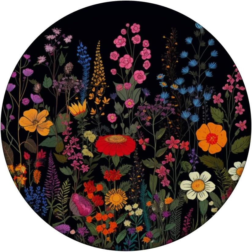 Lindas flores silvestres coloridas para amantes de las flores, PopSockets Standard PopGrip