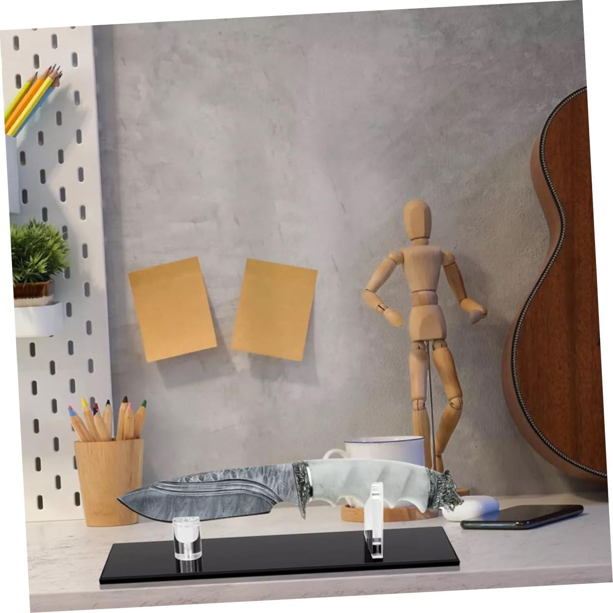 PRETYZOOM Display Stand Single Stand Desktop Rack Samurai Holder Japanese Sword Stand Wooden Stand Drawer Block Base Display Shelf Home Cutter Rack