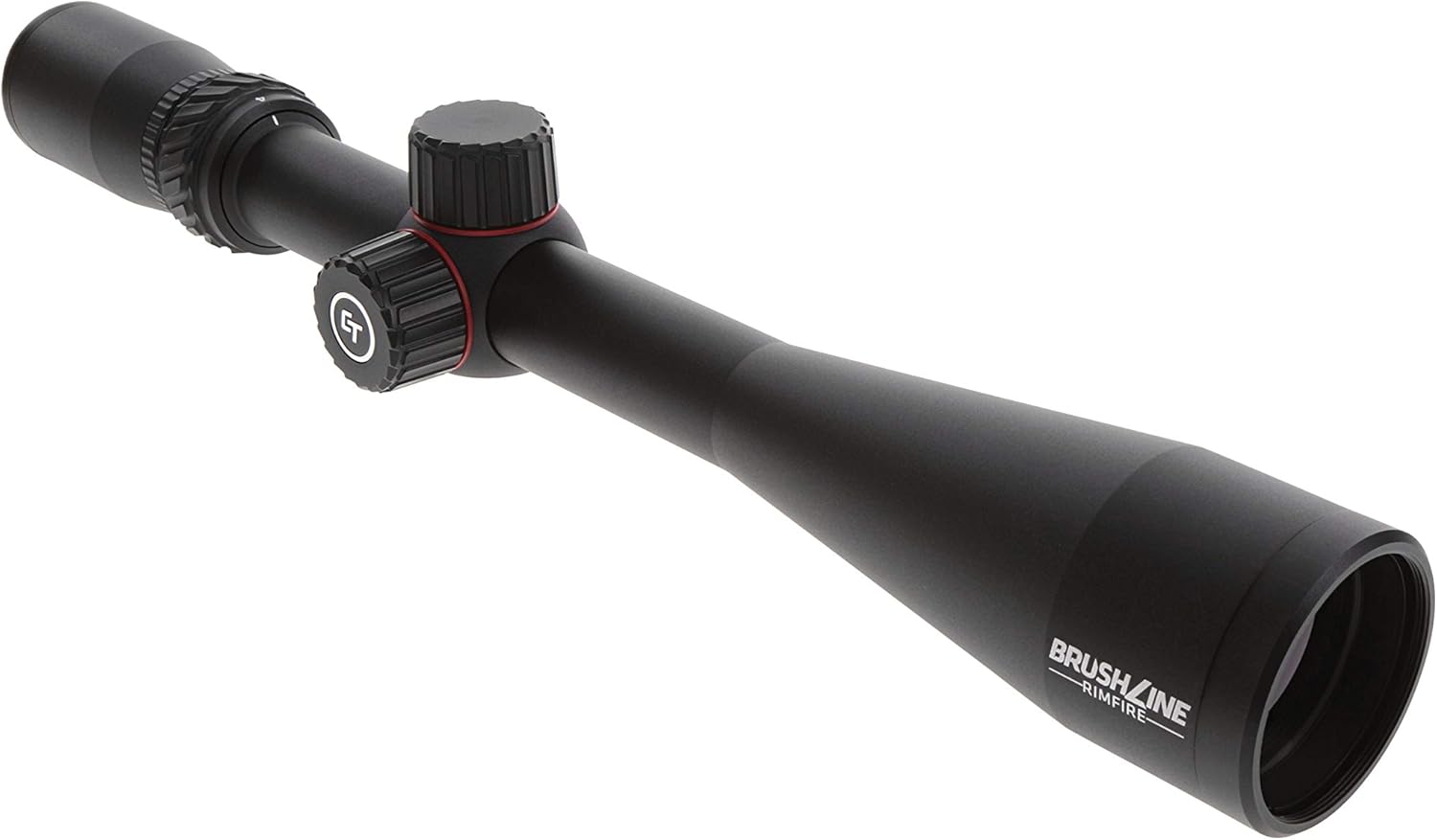 Crimson Trace Brushline Riflescope con construcción ligera y sólida, tapas de alcance y paño de lente para caza, disparo y al aire libre