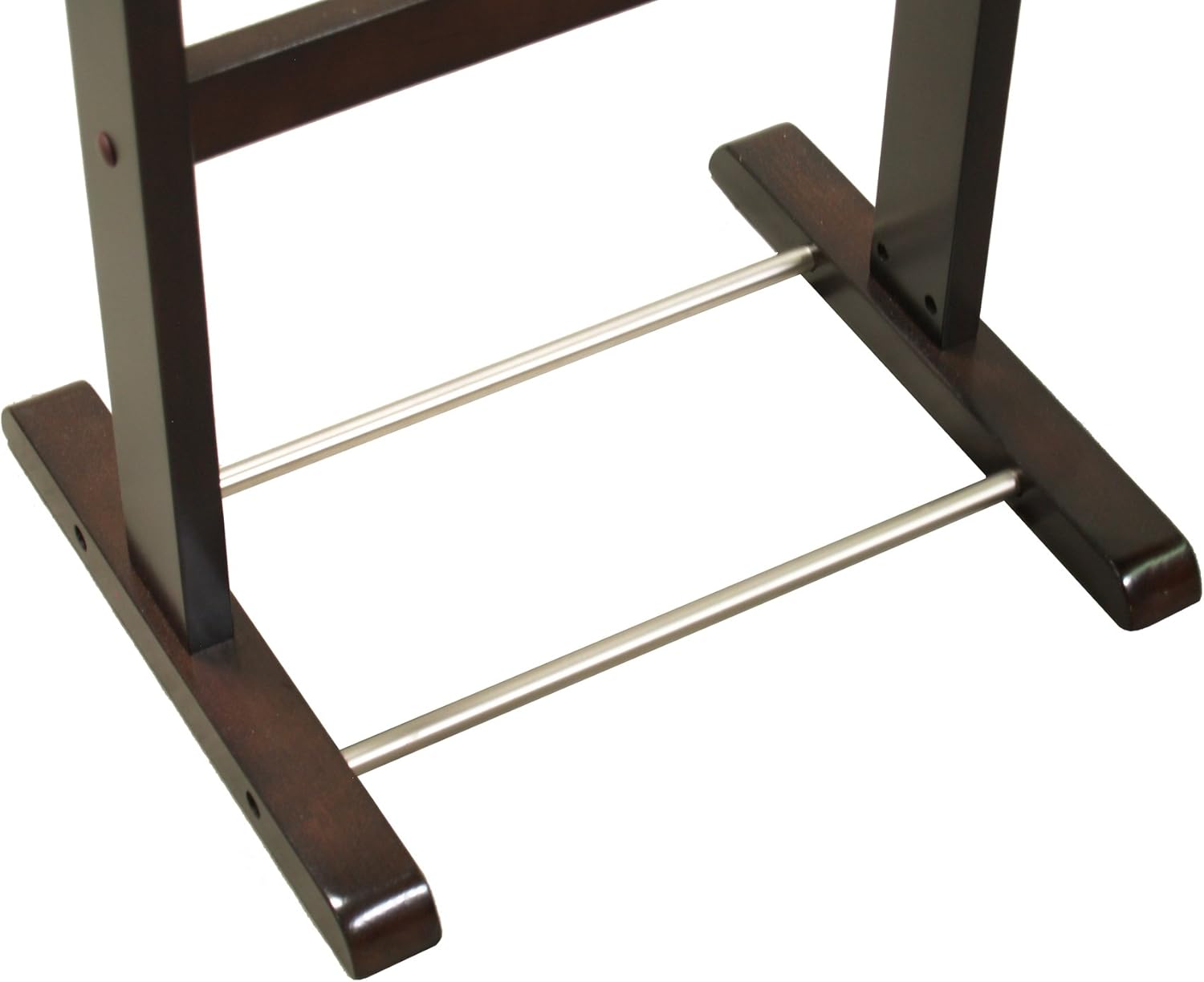 Proman Products Kingston III VL36260 – Soporte de valet con cajón, colgador de contorno, barra para pantalones, ganchos para cinturón y corbata y