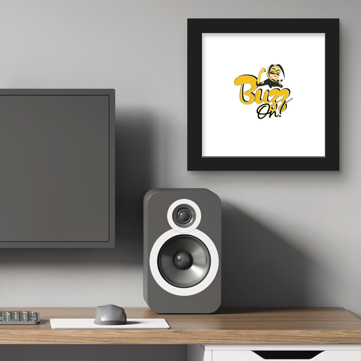 Trends International Gallery Pops Miraculous Tales of Ladybug & Cat Noir – Póster de pared de Queen Bee Buzz On Wall Art, 12.00 x 12.00 pulgadas,