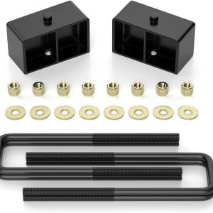 Bloques de elevación traseros de 3 pulgadas compatibles con Chevy Silverado 1500 Sierra 1500, kit de nivelación trasera de 3 pulgadas para Silverado Bloques de elevación traseros de 3 pulgadas compatibles con Chevy Silverado 1500 Sierra 1500, kit de nivelación trasera de 3 pulgadas para Silverado