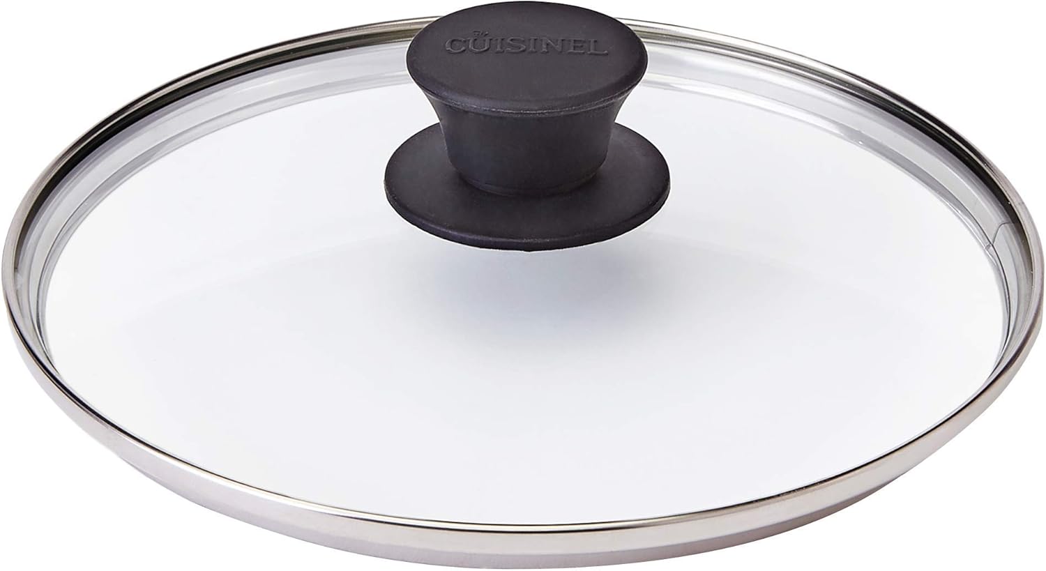 Tapas de vidrio – 8 pulgadas + 10 pulgadas – Compatible con Lodge – Funda de repuesto templada – Apto para horno para ollas y sartenes – Universal