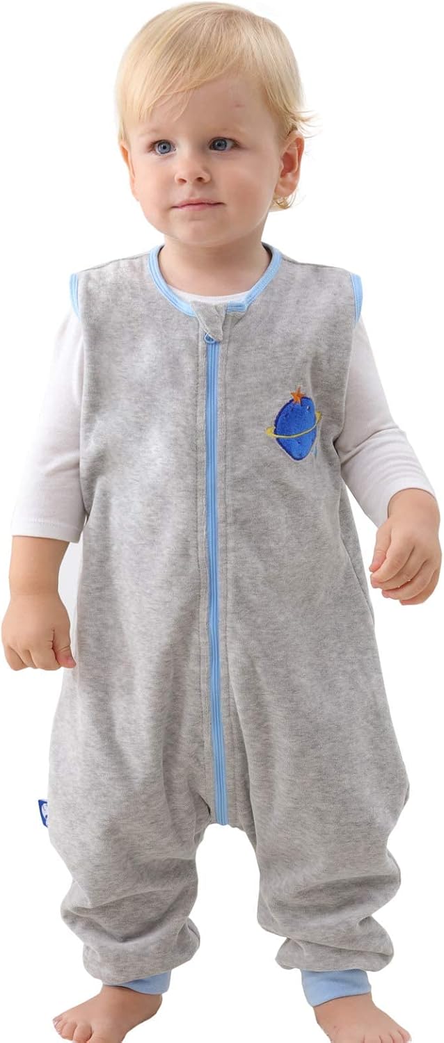 Sincere Saco de dormir para bebé, primavera, otoño, cálido, saco de dormir para caminar con piernas, mantas de pijama, 6 meses a 4 años