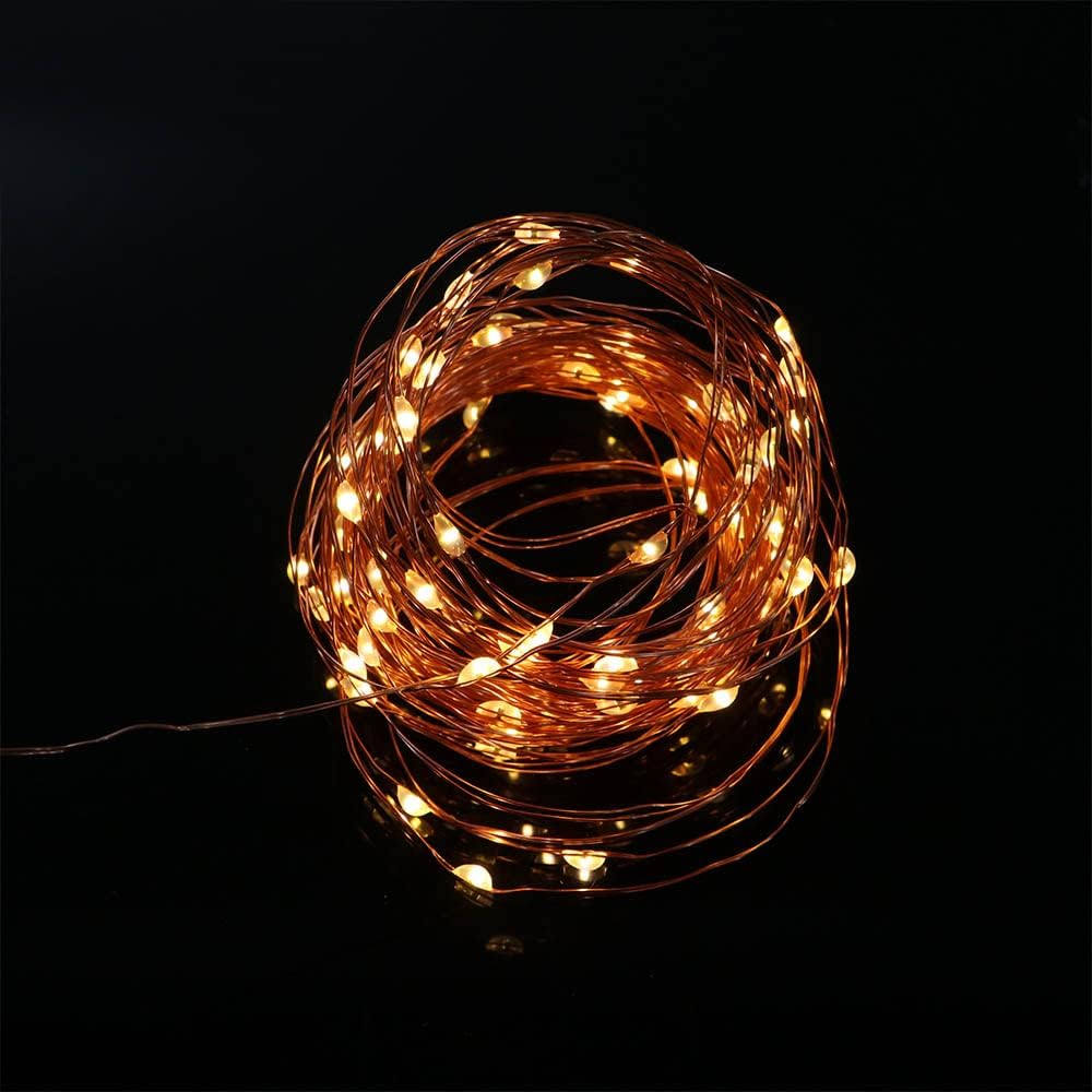 Guirnalda de luces LED, guirnalda de luces LED impermeables, tira de luces alimentadas por USB, para decoraciones de Navidad, bricolaje, boda,