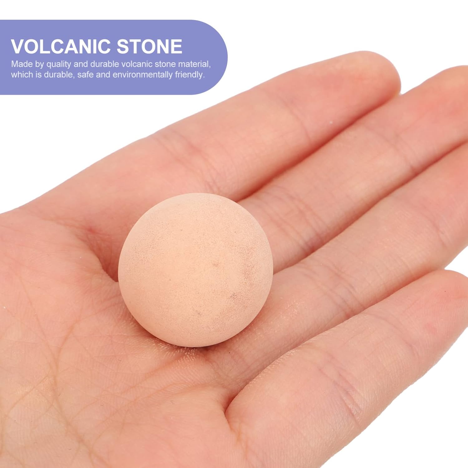 SOLUSTRE Bola de rodillo de piedra volcánica, 4 unidades, bola de piedra volcánica, bola de absorción de aceite facial, bola de reemplazo de aceite