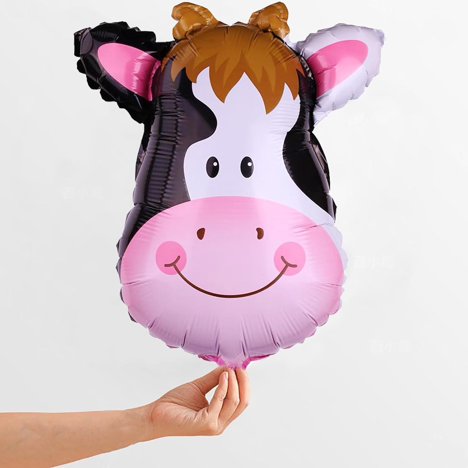 Holy Cow Im One – Decoraciones de cumpleaños de 40 pulgadas, globos de papel de aluminio con el número 1, globos con estampado de vaca, pancarta