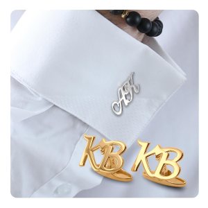 Custom Engraved Cufflinks – A-Z Initial Alphabet Letter Cuff links – Gift for Men Dad Birthday Wedding Groom Groomsmen Anniversary Custom Engraved Cufflinks – A-Z Initial Alphabet Letter Cuff links – Gift for Men Dad Birthday Wedding Groom Groomsmen Anniversary