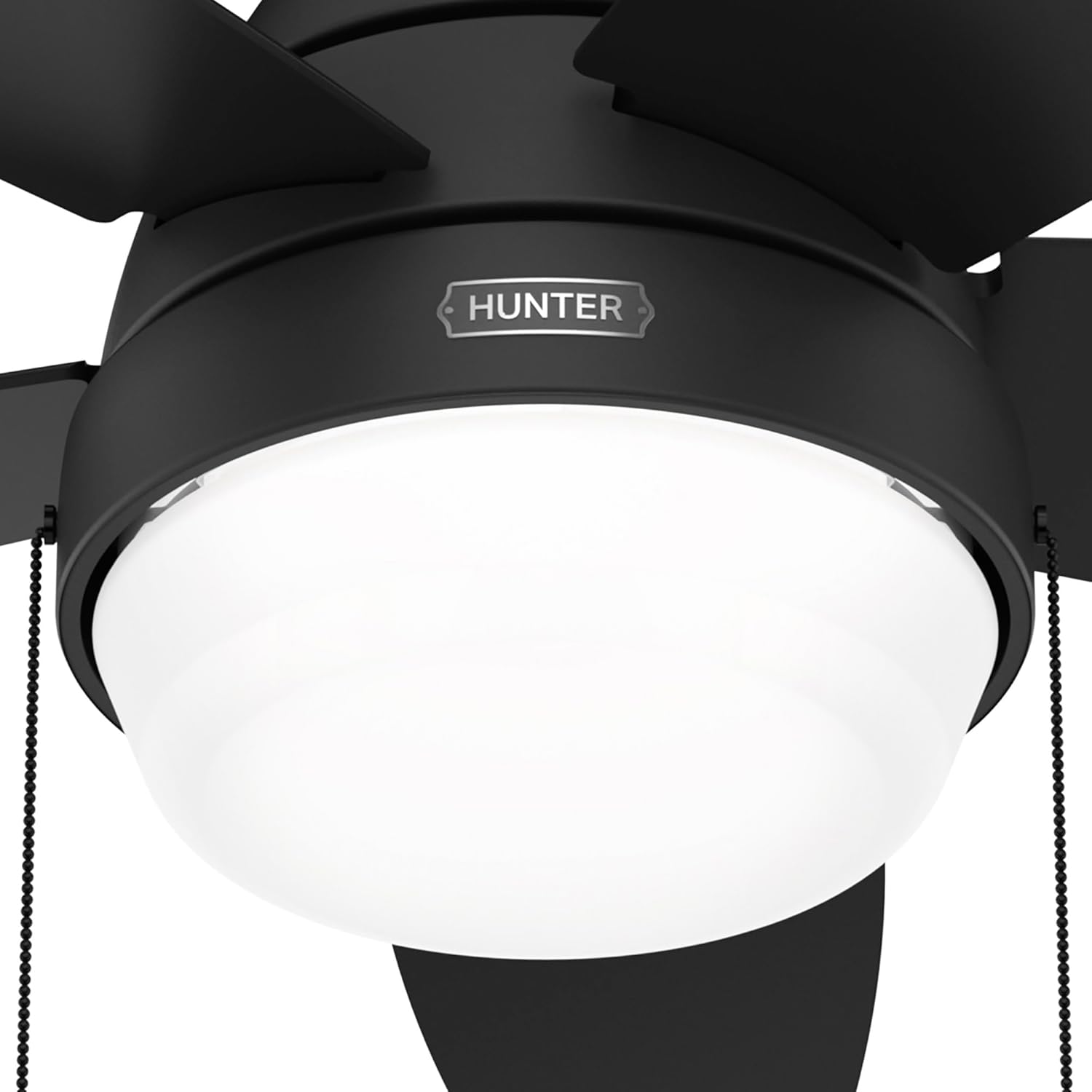 Hunter Fan Company 52613 Lilliana Ventilador de techo, 044, negro mate