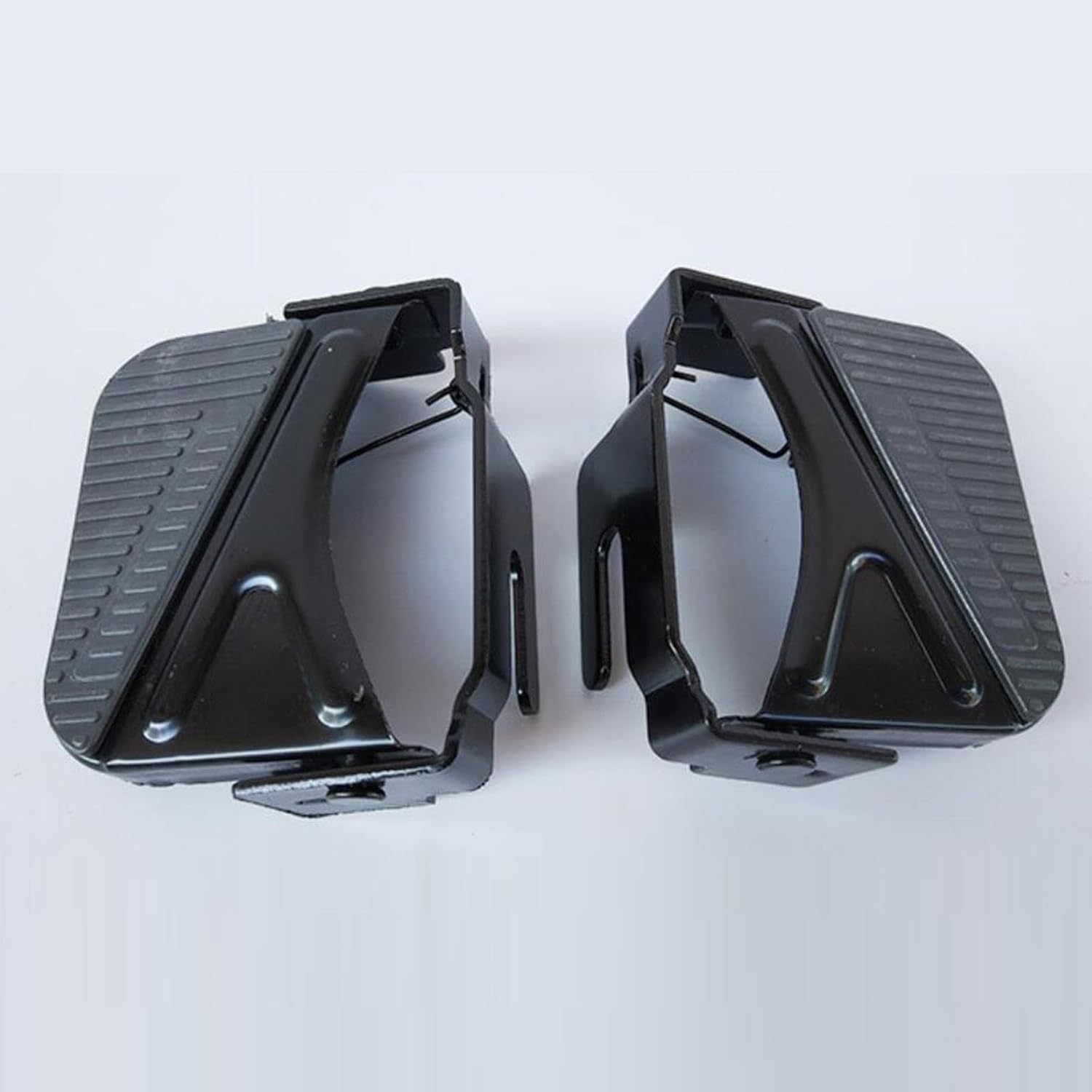 1 par de pedales traseros de bicicleta Reposapiés plegables de liberación rápida Placas de pie plegables Pedales de acero Pedales de bicicleta
