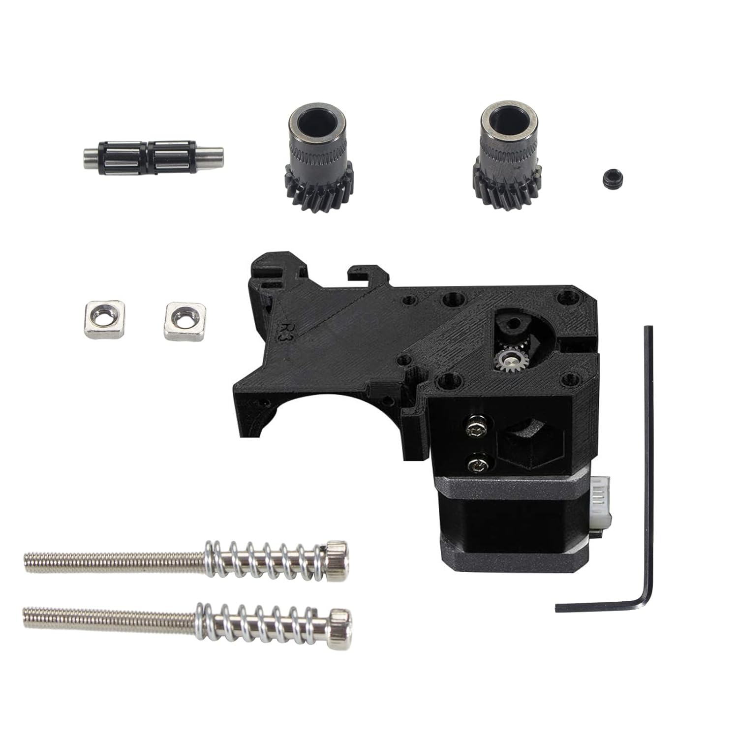 Imdinnogo BCZAMD Prusa-i3 Accesorios para impresora 3D Prusai3 MK2 MK2.5 MK3 MK3S+ Piezas Extrusora Conducción Rodamientos inclinados Engranaje