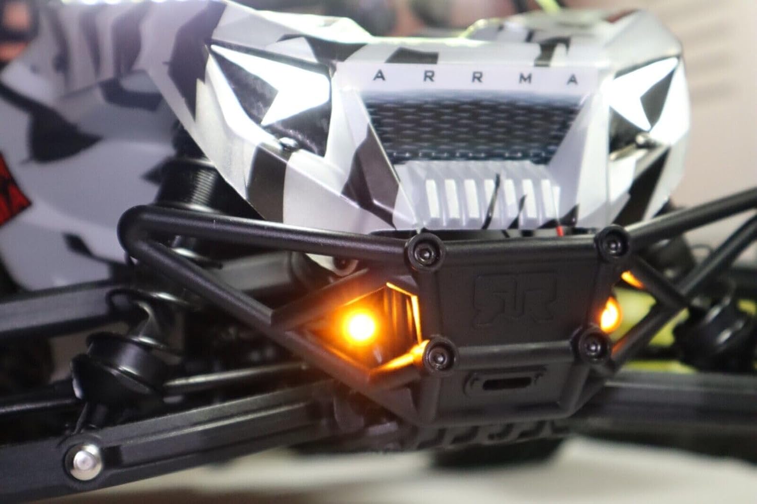 Luces traseras y luces antiniebla para Arrma Fireteam Scale Kit de luces Plug & Play