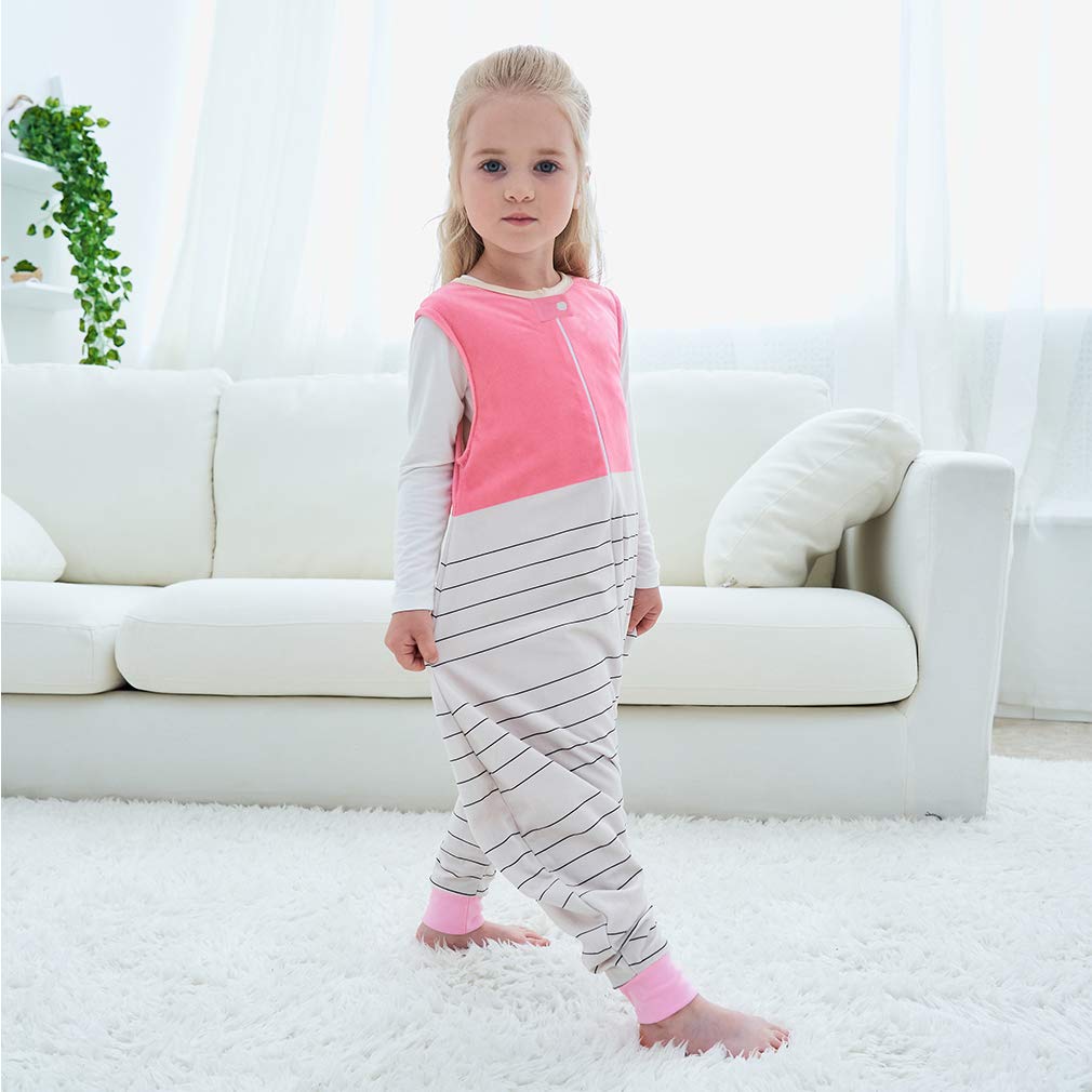 MICHLEY – Saco de dormir para bebé con pies, manta de invierno y primavera para bebés