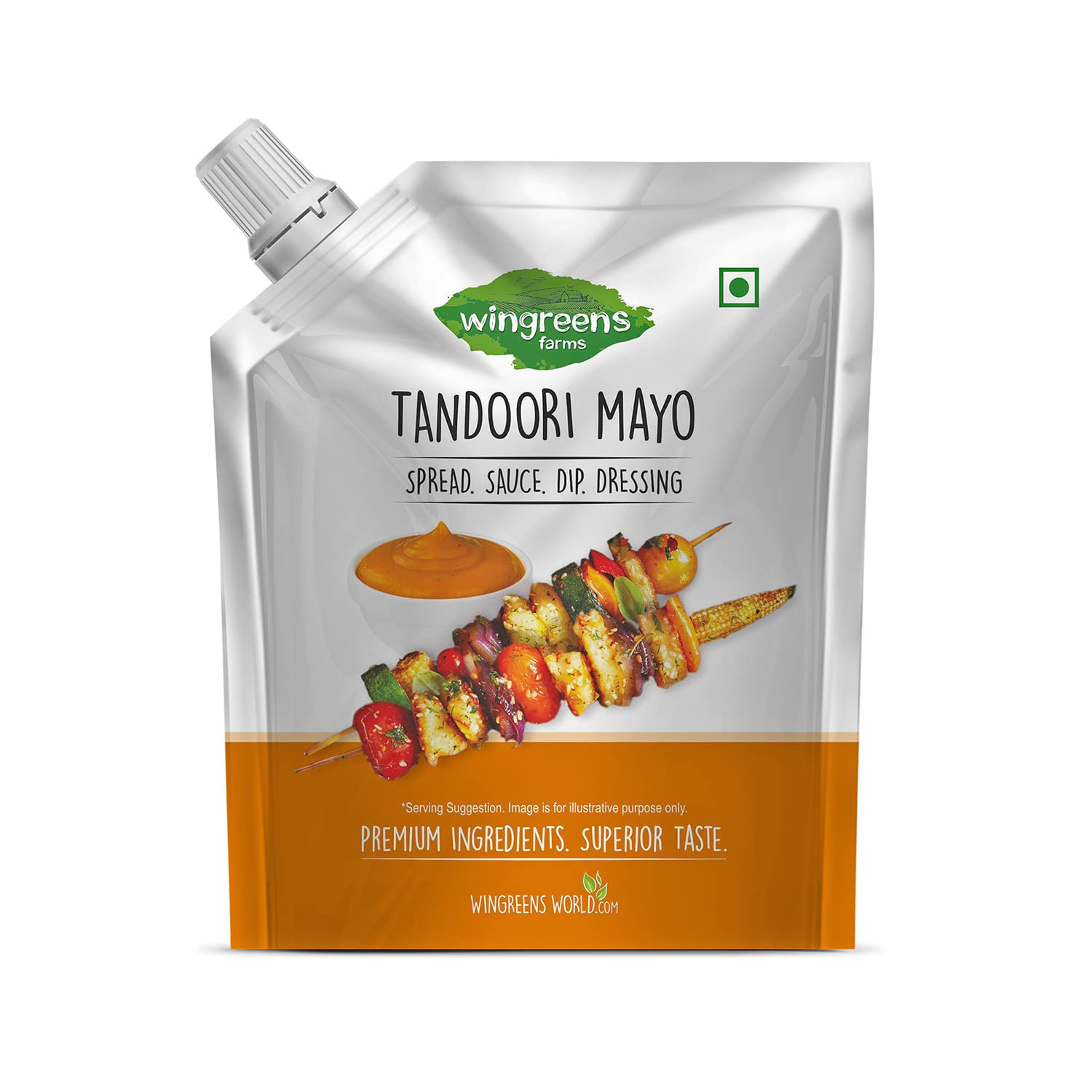 Wingreens Farms – Mayo Tandoori 200 gm – Paquete de 2