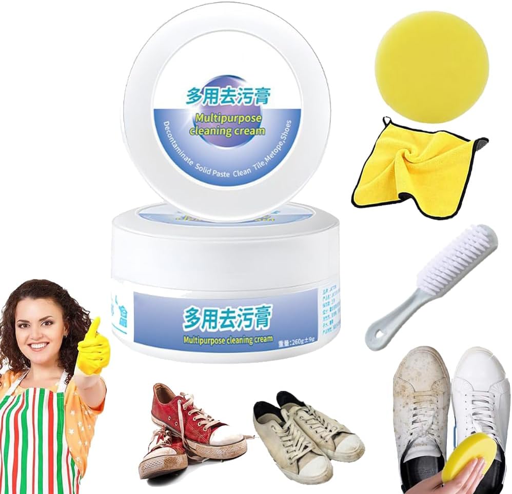 Warn Code – Limpiador multiusos, removedor de manchas de molécula pequeña, crema de limpieza multiusos Warncode, crema multifuncional de limpieza y