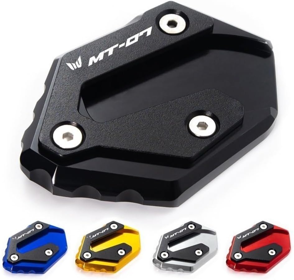 Motorcycle Side Bracket for Ya&ma&ha MT07 MT 07 MT-07 2014-2019 2018 2020 2021 Motorcycle Side Stand Enlarge Extension Kickstand Accessories (Color