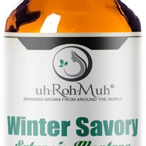 uh*Roh*Muh Aceite esencial orgánico de invierno, extractos de Satureja Montana para aromaterapia y cuidado de la piel, aceite esencial 100% puro y uh*Roh*Muh Aceite esencial orgánico de invierno, extractos de Satureja Montana para aromaterapia y cuidado de la piel, aceite esencial 100% puro y