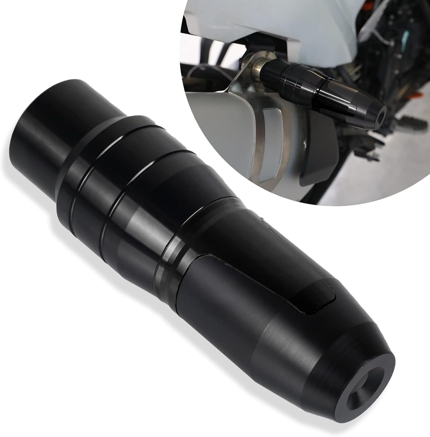 Universal motocicleta anti caída tubo de escape barra de protección CNC marco de aluminio deslizante para GSXR 125 250 300 600 750 1000 CBR 500 125
