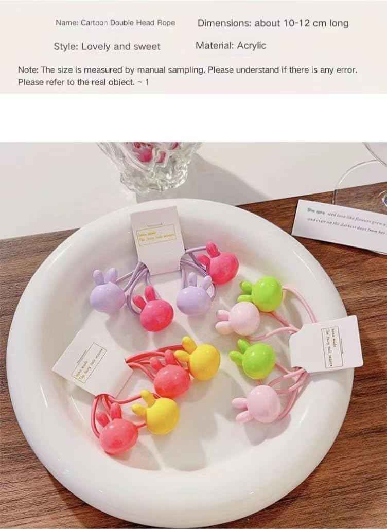 Bolas de burbujas para el cabello para niños, bandas elásticas para el cabello con cuentas, soportes para cola de caballo, bolas para el pelo para
