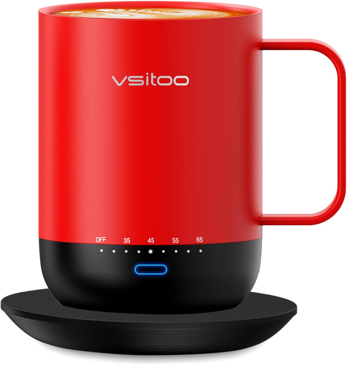 VSITOO S3PRO – Taza de café térmica con control de temperatura, 14 onzas, taza de viaje inteligente con calentador de café controlado manual y por