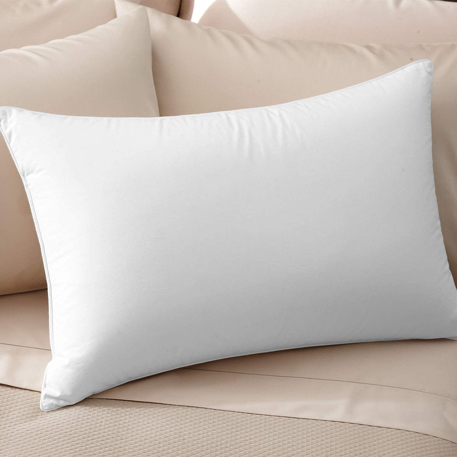 Cuddledown Dreamstead Almohada de dormir alternativa de plumón prémium  Relleno sintético  235 hilos 100% algodón percal  Hipoalergénico  Hecho a