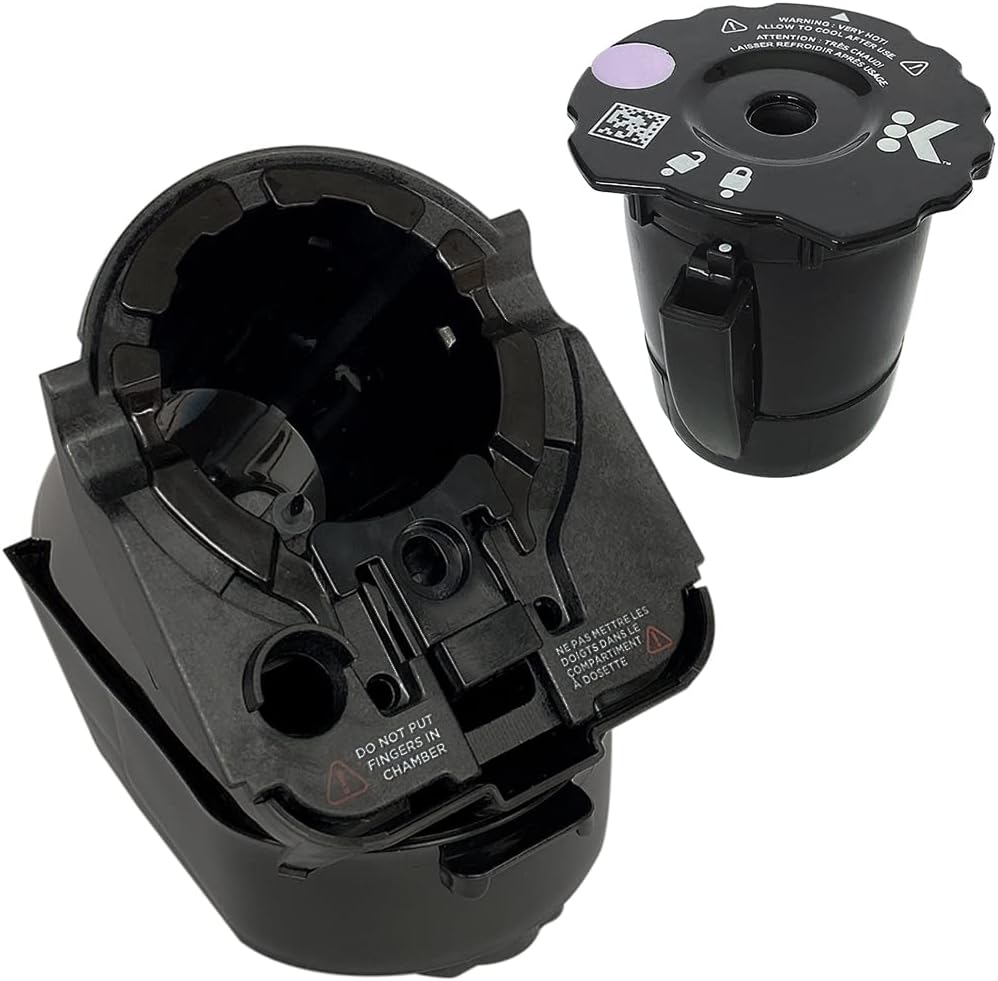 Piezas de repuesto Soporte para cápsulas de café de montaje completo con filtro, compatible con todas las cafeteras Keurig 2.0