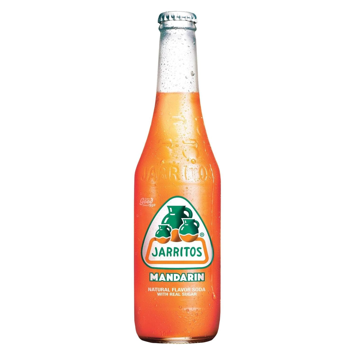Jarritos Soda, mandarina, botella, 12.50 onzas (paquete de 24)