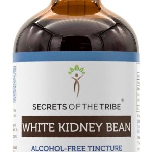 Secrets of the Tribe Extracto de tintura de frijol blanco sin alcohol, gotas de hierbas de alta potencia, tintura hecha de Phaseolus vulgaris para Secrets of the Tribe Extracto de tintura de frijol blanco sin alcohol, gotas de hierbas de alta potencia, tintura hecha de Phaseolus vulgaris para