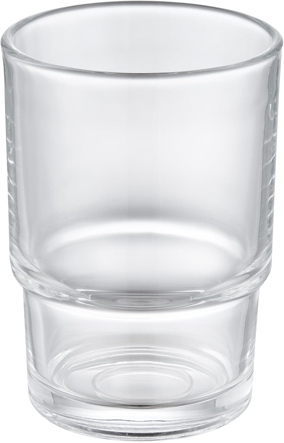 Taza de vidrio para baño, soporte transparente para cepillos de dientes y pasta de dientes, vaso para enjuague bucal