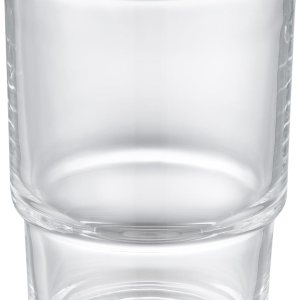 Taza de vidrio para baño, soporte transparente para cepillos de dientes y pasta de dientes, vaso para enjuague bucal Taza de vidrio para baño, soporte transparente para cepillos de dientes y pasta de dientes, vaso para enjuague bucal