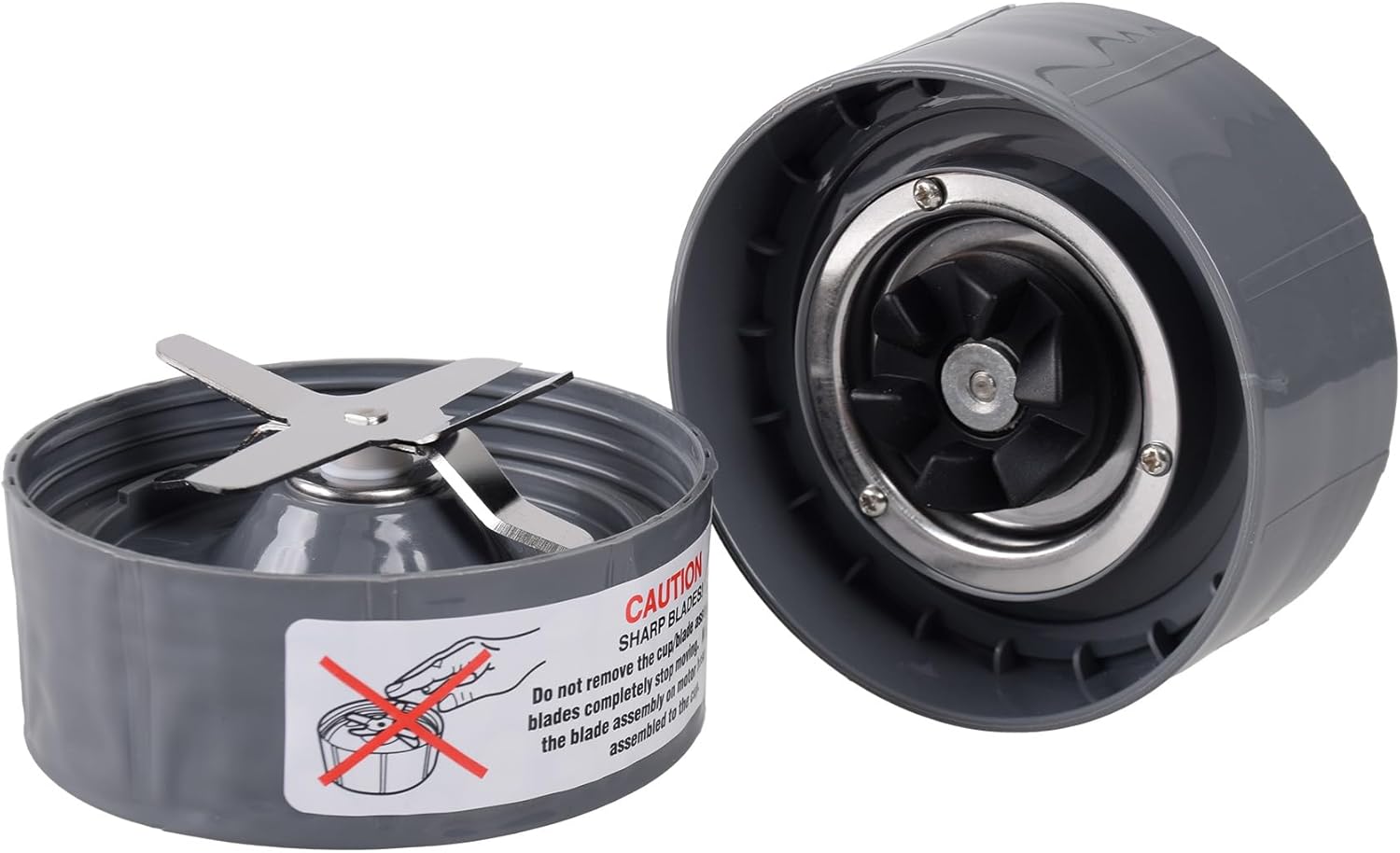 Paquete de 2 cuchillas extractoras de repuesto para NutriBullet 600w Pro 900w Series, hoja de repuesto con juntas de goma de silicona, junta tórica