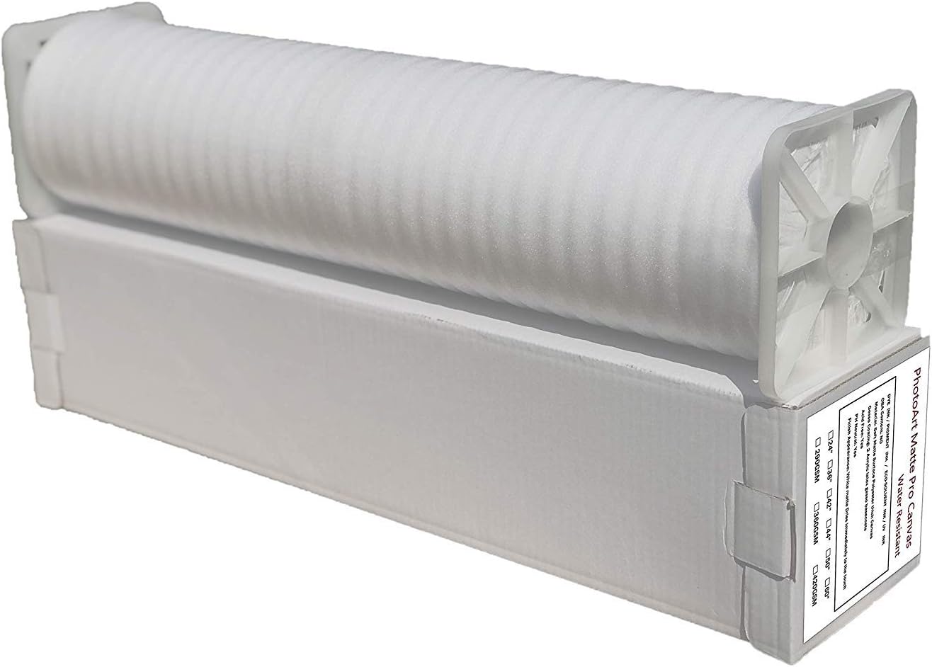 Rollo de lienzo para pintar de 36 pulgadas de ancho  rollo de inyección de tinta de 10.23ozm para pintar, impermeable, formato de poliéster mate,