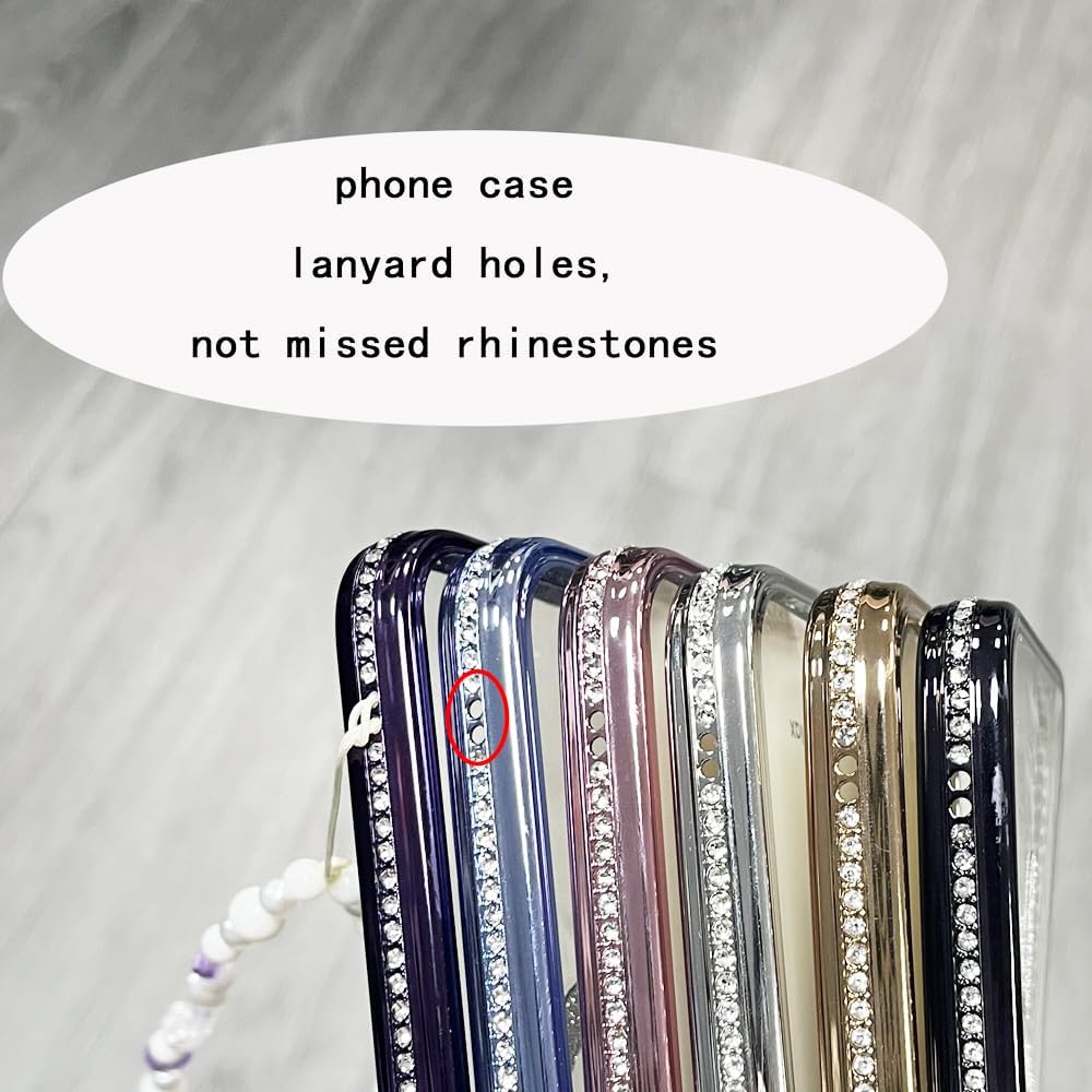 Fycyko Funda magnética para iPhone 13 Pro, protección completa de lente de cámara compatibilidad con MagSafe diamantes de imitación transparentes a