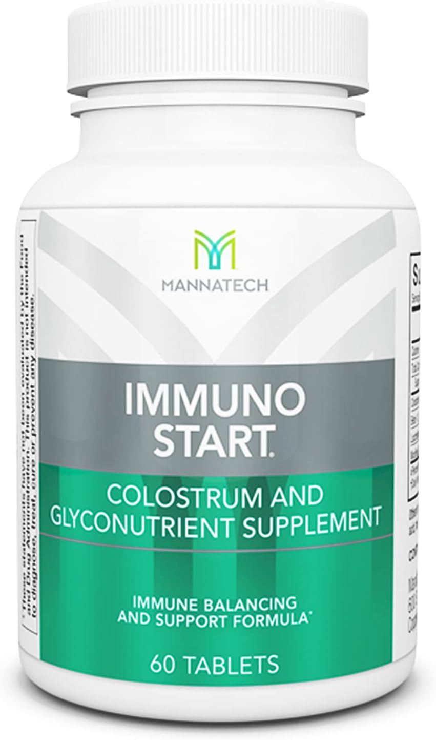 Mannatech Suplemento ImmunoSTART apoya la respuesta inmunitaria natural del cuerpo 60 tabletas formuladas para el equilibrio inmunológico y el apoyo