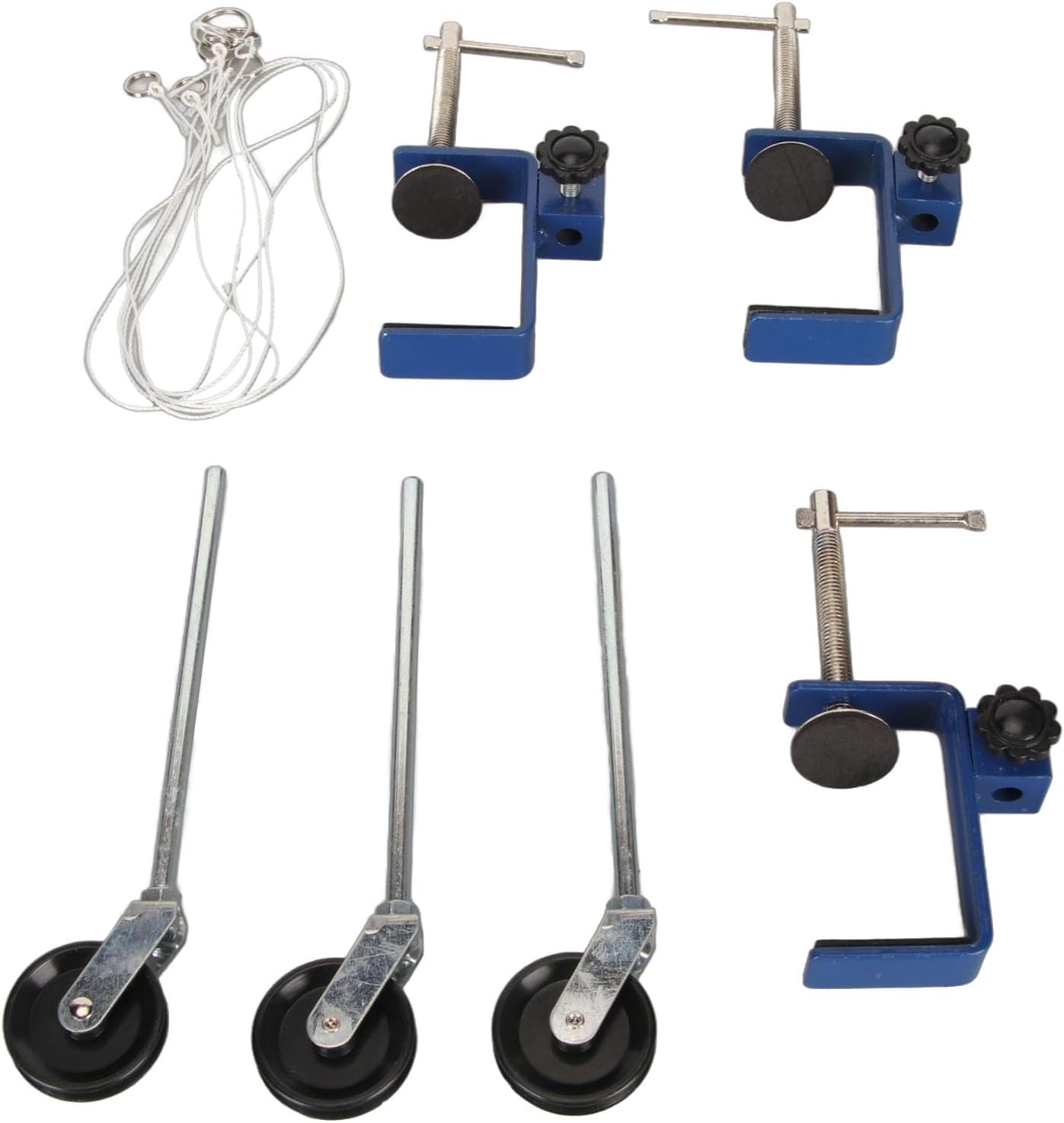 Abrazadera universal C para escritorio, abrazadera de montaje de mesa, 3 piezas de abrazadera C pesada abrazadera de montaje para laboratorio de