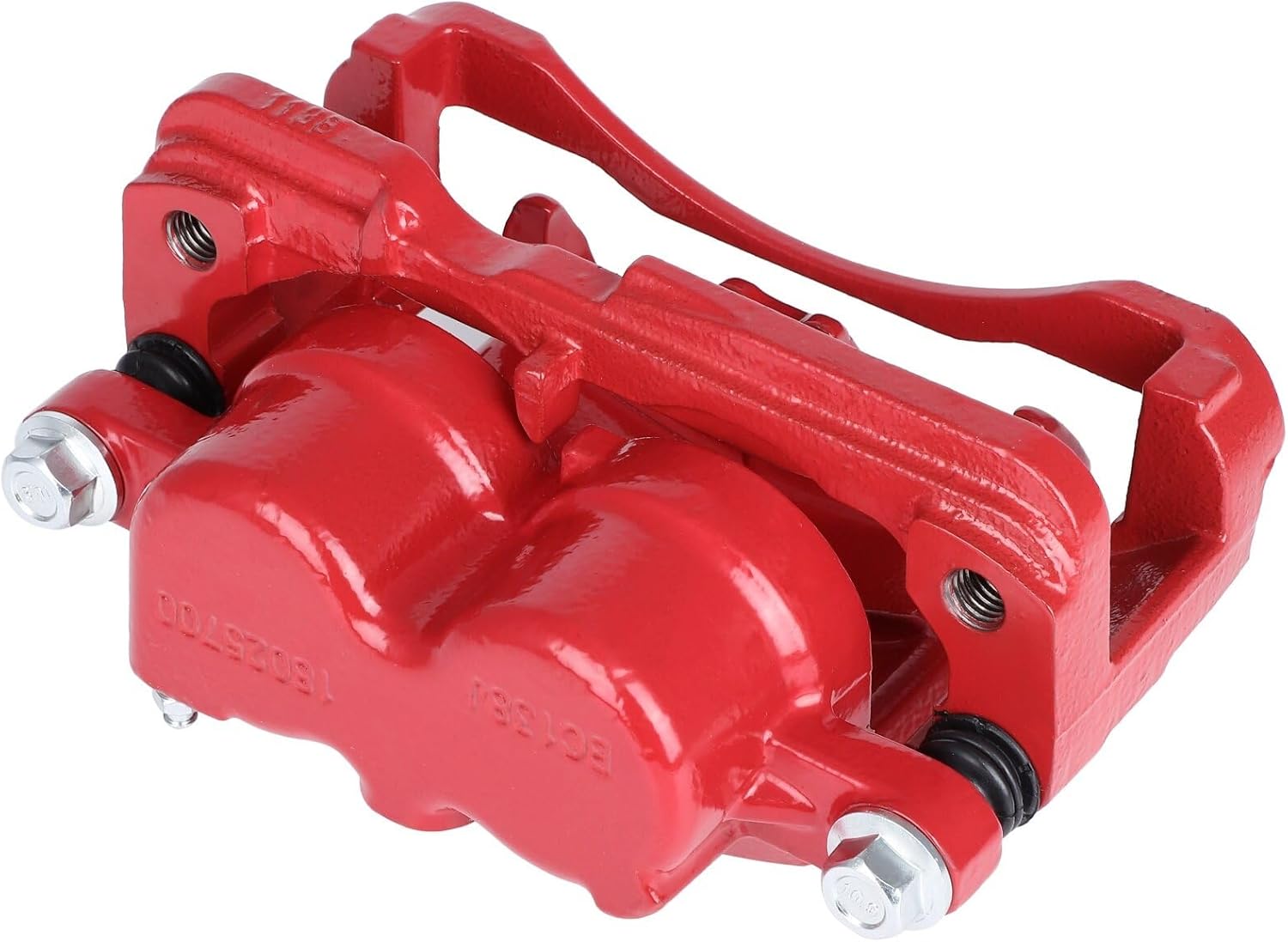 SCITOO Pinza de freno delantera izquierda con soporte 18-B4729 rojo compatible para Cadillac 02-06 para Chevrolet 99-13 para GMC 99-13 para Hummer