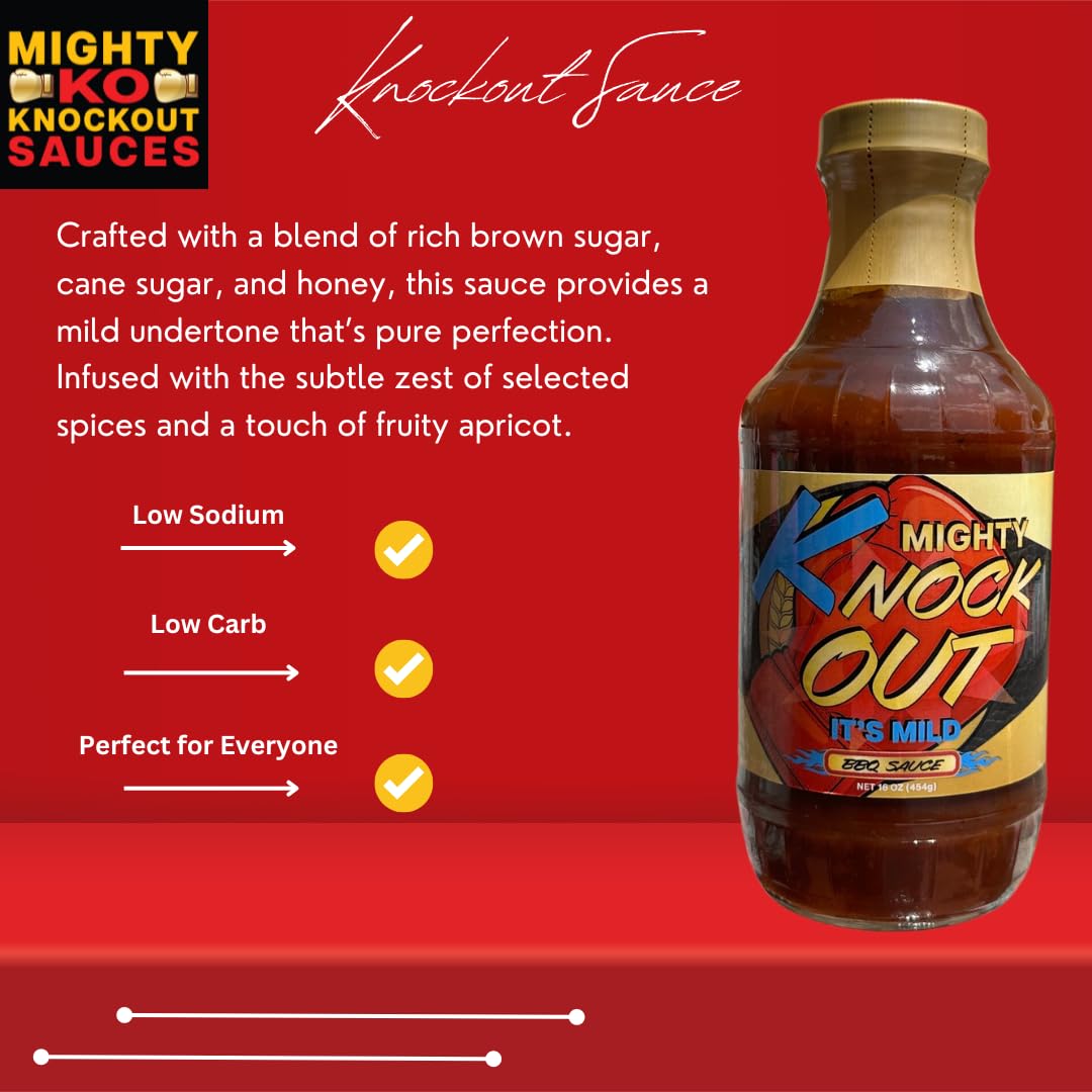 Mighty Knockout – Salsa para barbacoa suave