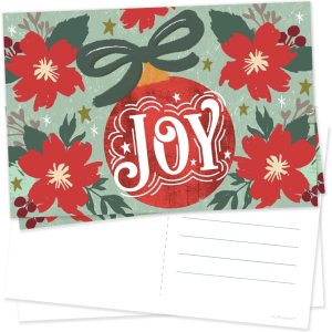 m&h invites Postales navideƱas de estilo vintage, felicitaciones navideƱas Tarjetas postales de alegrĆa 50 unidades m&h invites Postales navideƱas de estilo vintage, felicitaciones navideƱas Tarjetas postales de alegrĆa 50 unidades